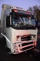 VU LKW A 4 Rich Aachen hinter Rodenkirchener Bruecke P56